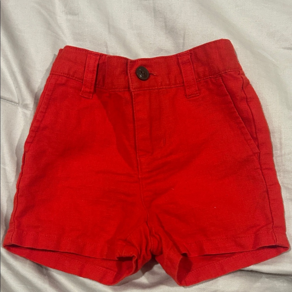 Janie and Jack Scarlet Shorts